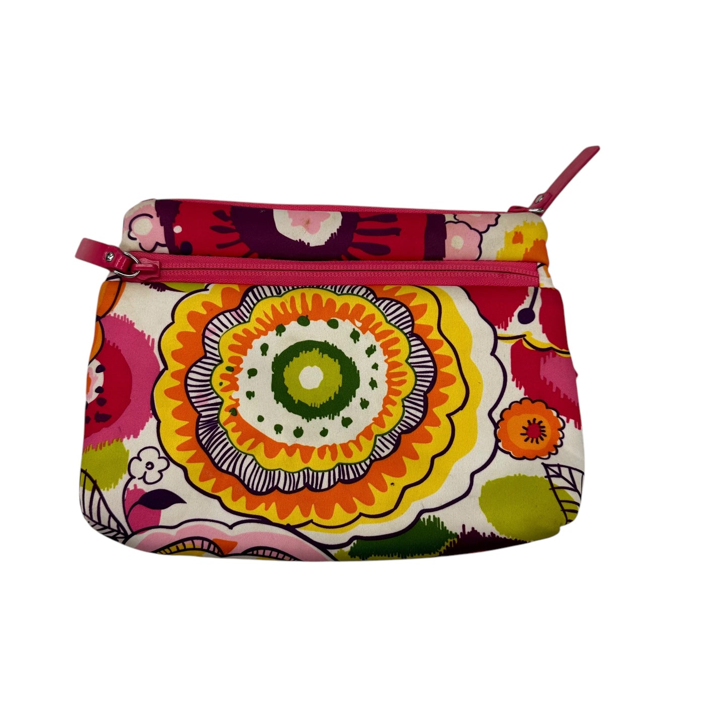 Makeup Bag By Vera Bradley In Pink, Size:Large