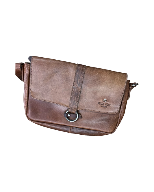 Crossbody By Clothes Mentor In Brown, Size:Small