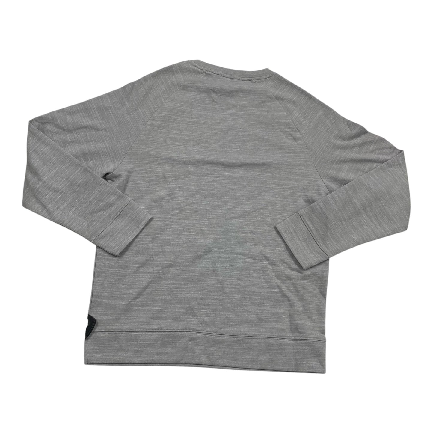 Athletic Top Ls Crewneck By All In Motion In Grey, Size:M