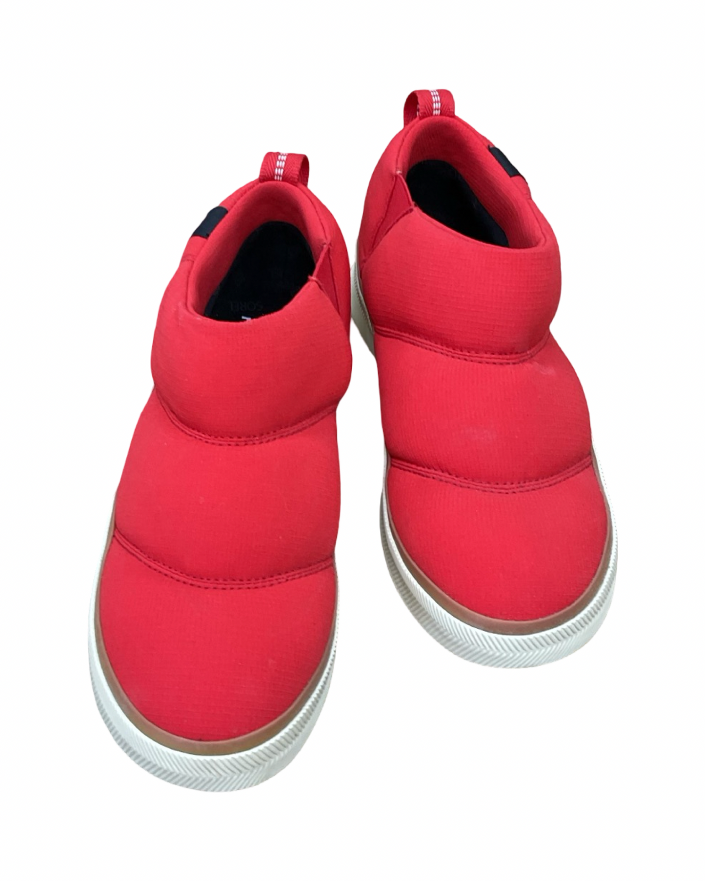 Boots Ankle Flats By Sorel In Red, Size:8.5