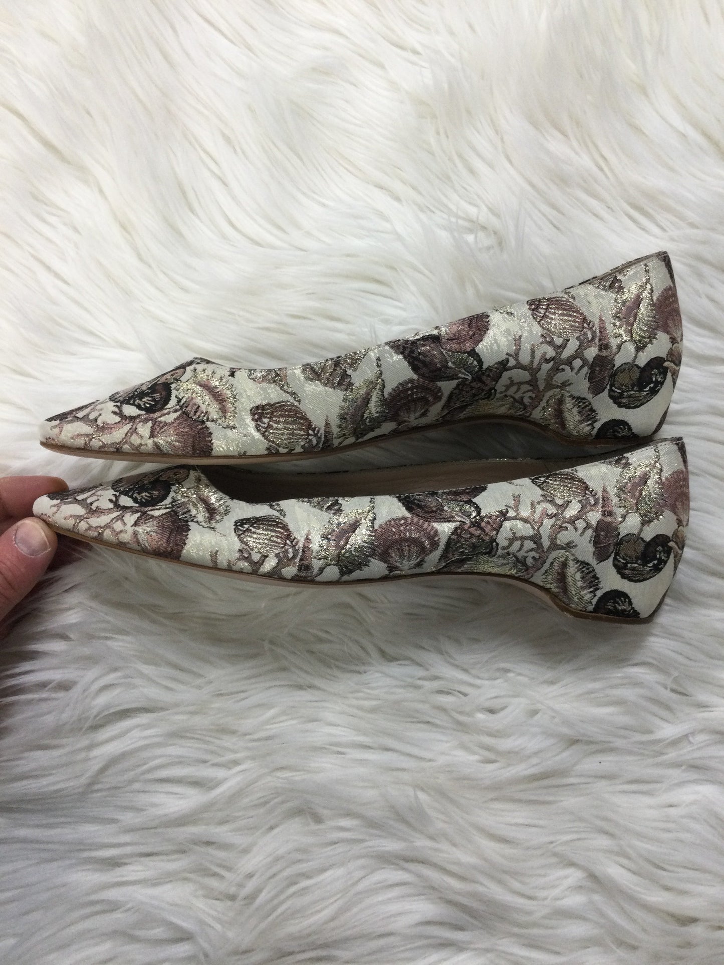 Shoes Designer By Stuart Weitzman In Floral Print, Size:9.5