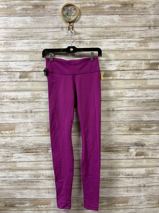 Athletic Leggings By Lululemon In Purple, Size:4