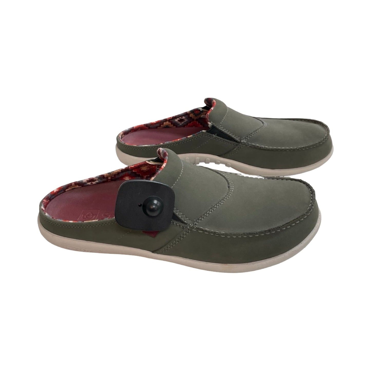 Shoes Flats By Spenco In Grey, Size:9