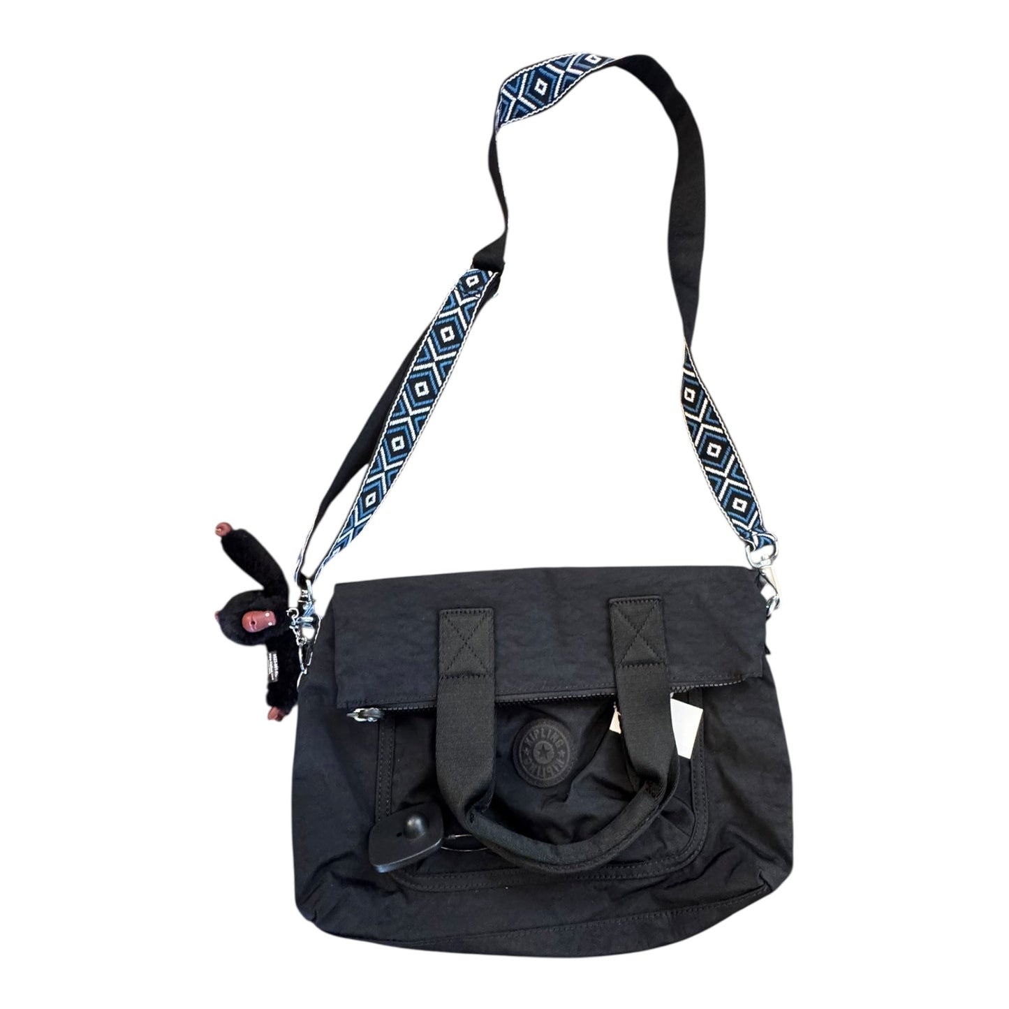 Handbag By Kipling In Black, Size:Medium