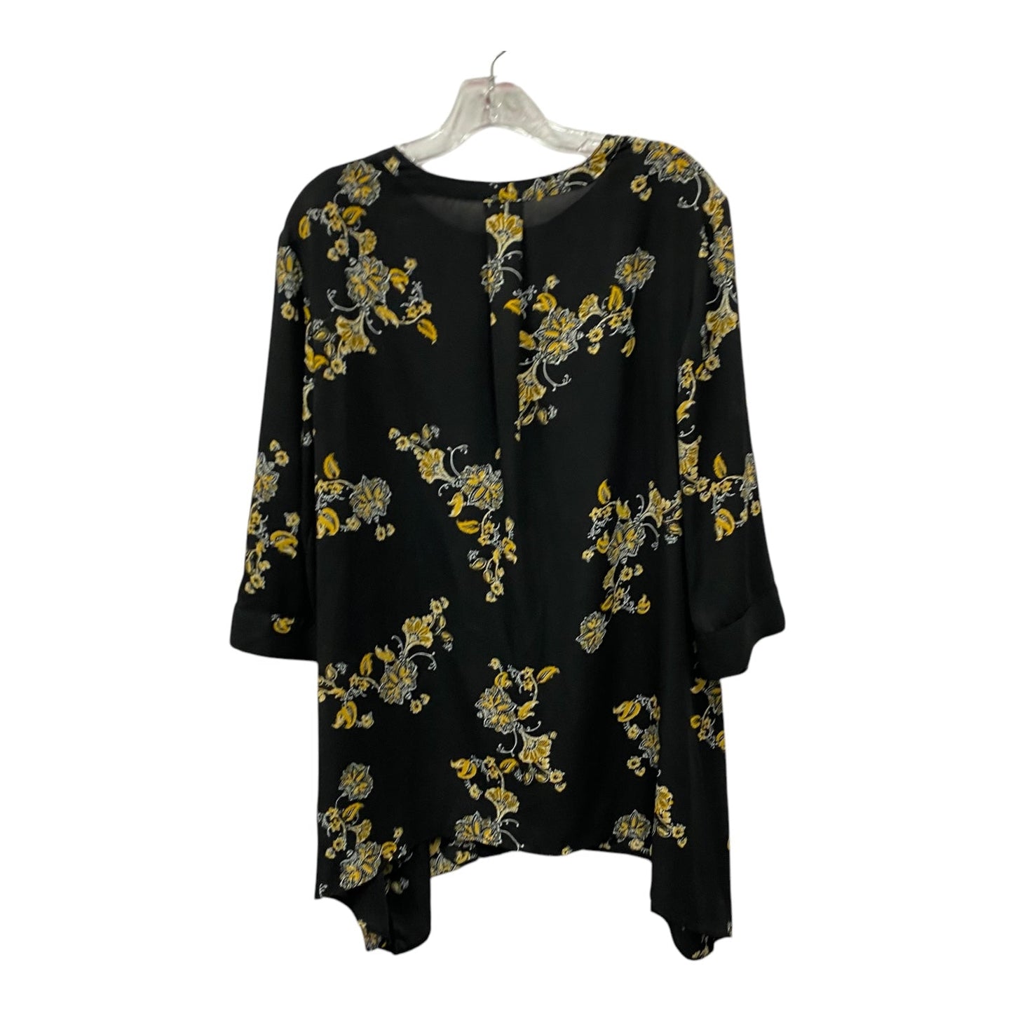 Top Ls By Torrid In Black & Yellow, Size:1X