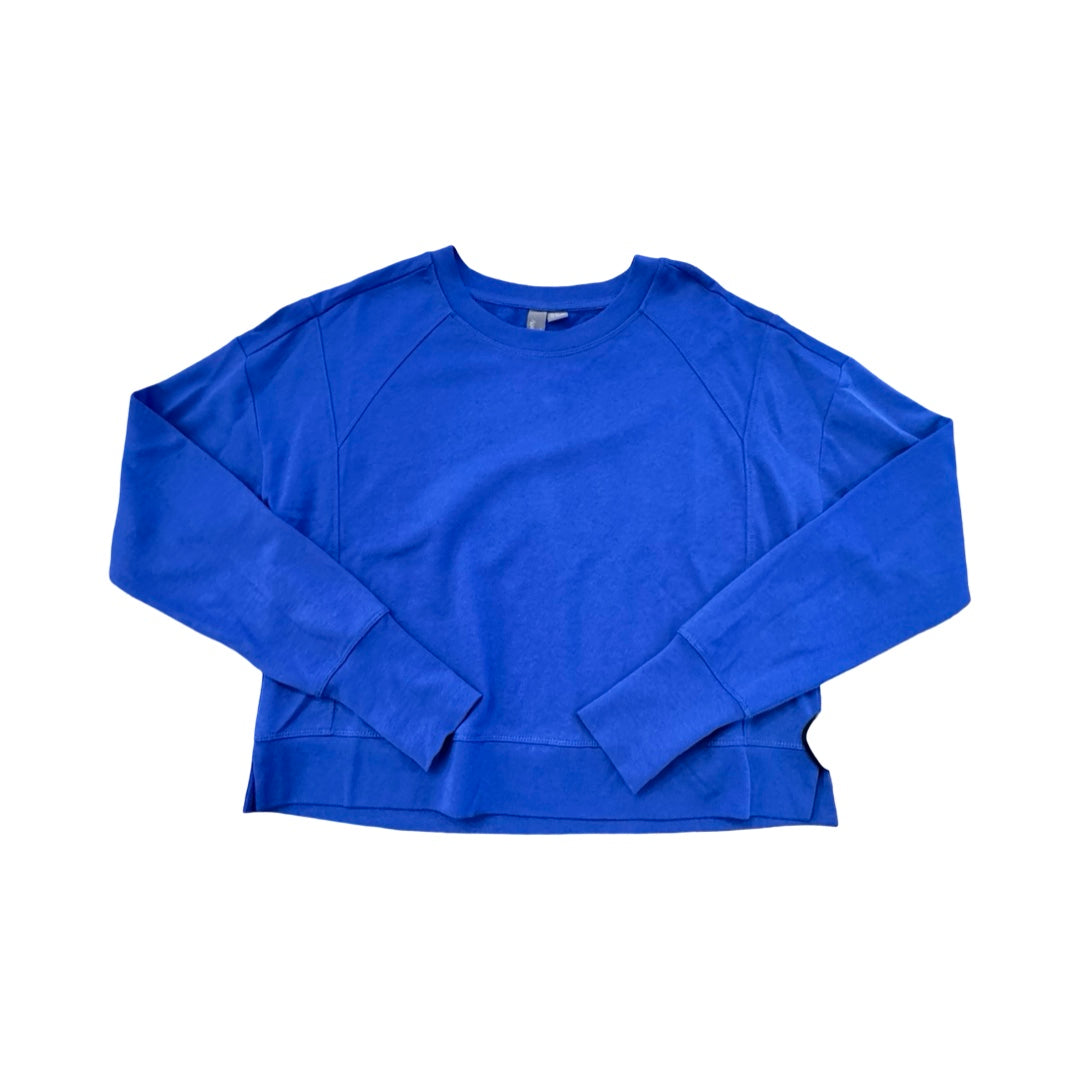 Athletic Top Ls Crewneck By Sweaty Betty In Blue, Size:4