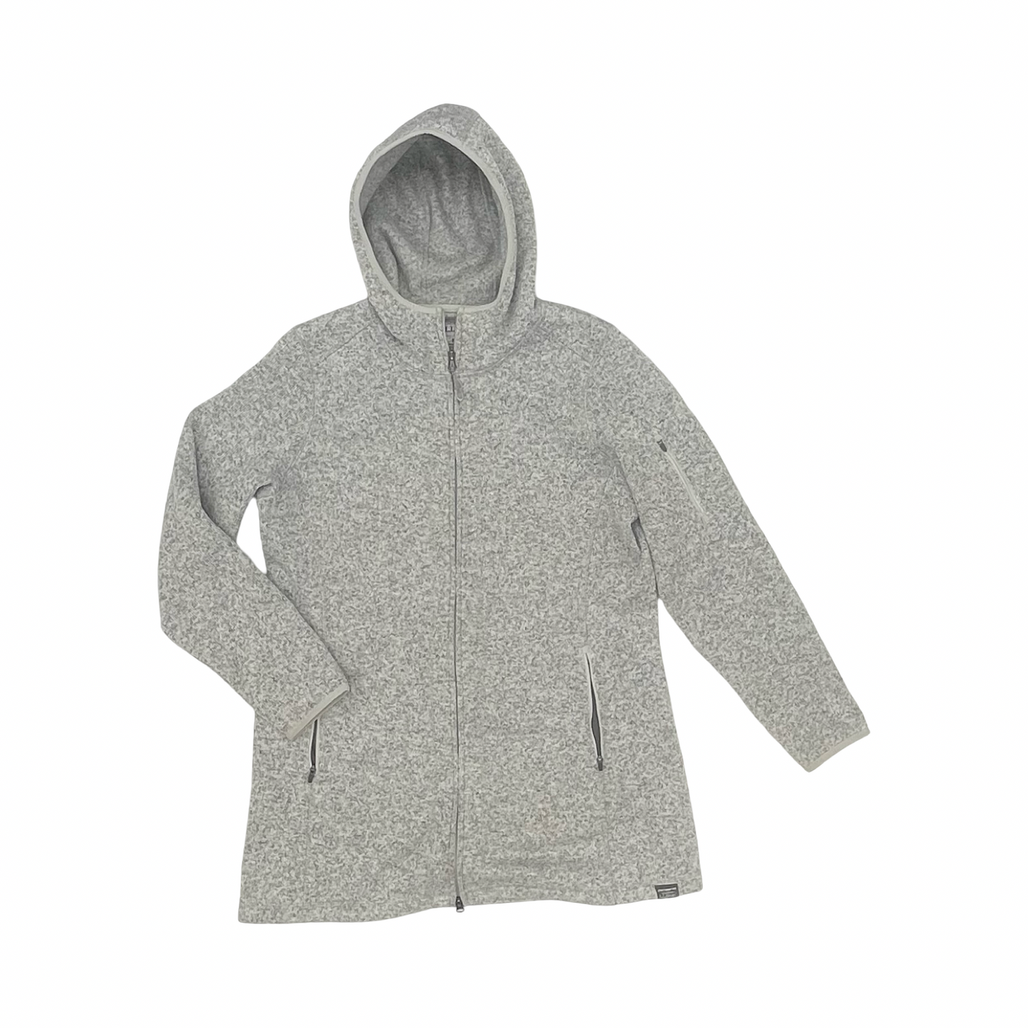 Jacket Fleece By L.L. Bean In Grey, Size:L