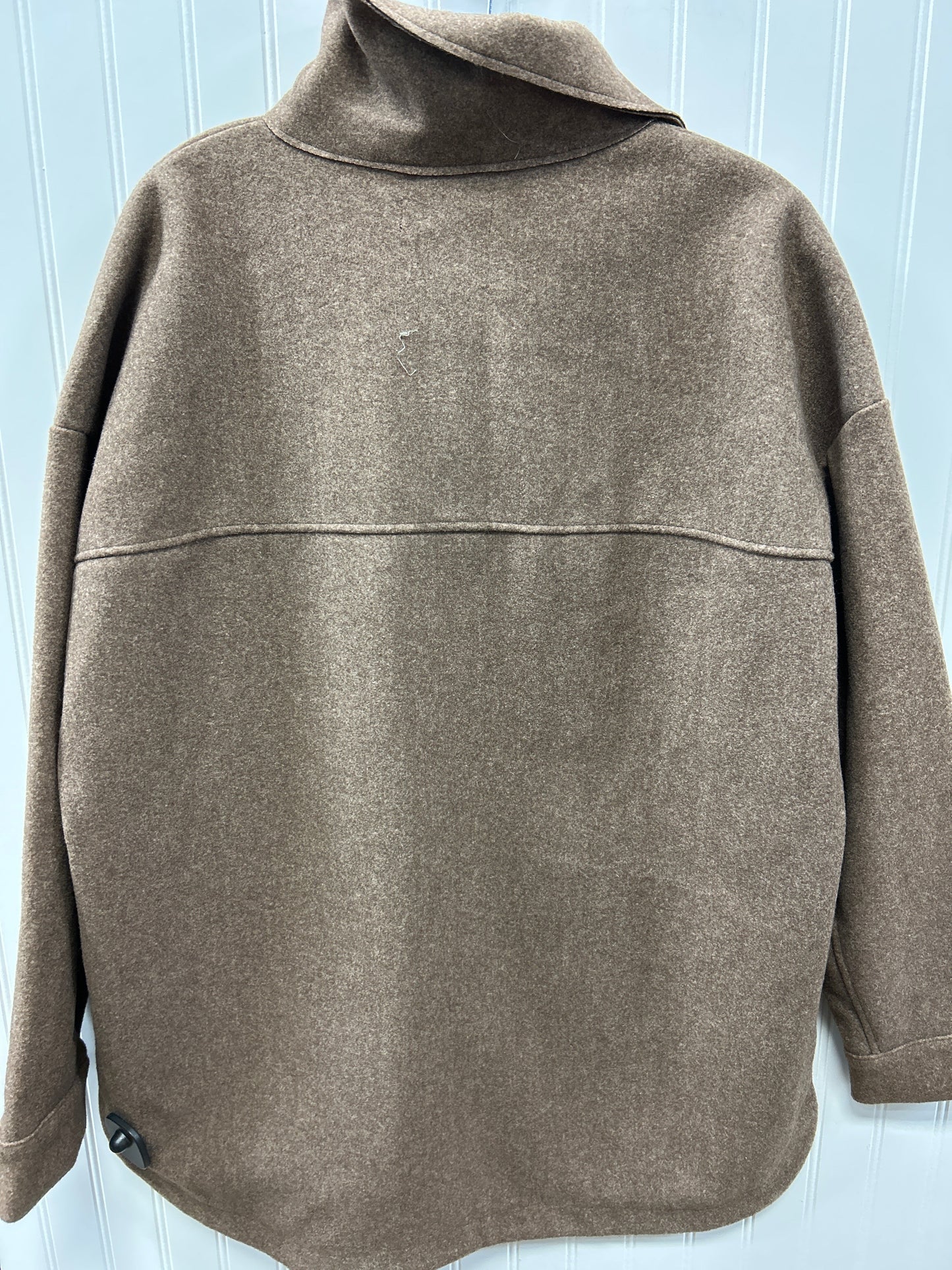 Coat Peacoat By Banana Republic In Brown, Size:L