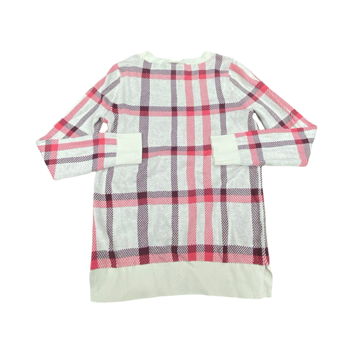 Sweater By Loft In Plaid Pattern, Size:M
