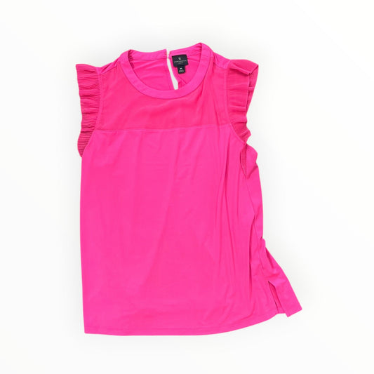 Top Sleeveless By Worthington In Pink, Size:1X
