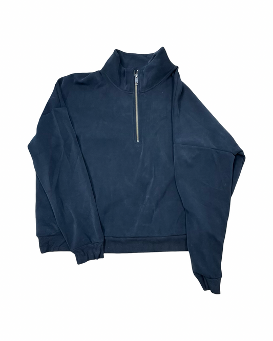 Sweatshirt Collar By Natural Reflections In Black, Size:1X