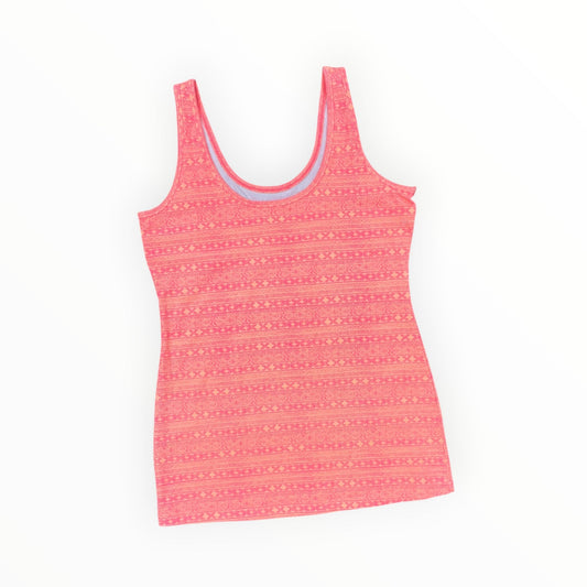 Tank Top By Maurices In Orange & Pink, Size:L