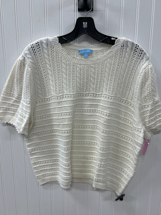 Top Ss By Draper James In White, Size:1X