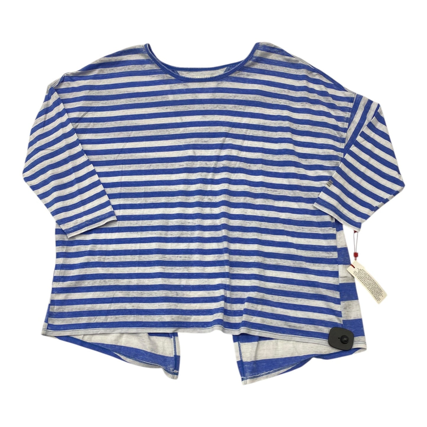 Top Ls By Jones New York In Blue & White, Size:L