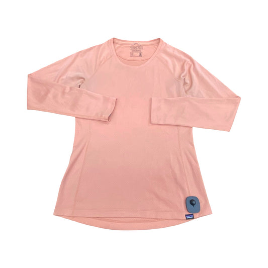 Athletic Top Ls Crewneck By Patagonia In Pink, Size:M