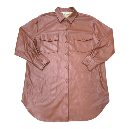 Jacket Shirt By Bb Dakota In Brown, Size:S
