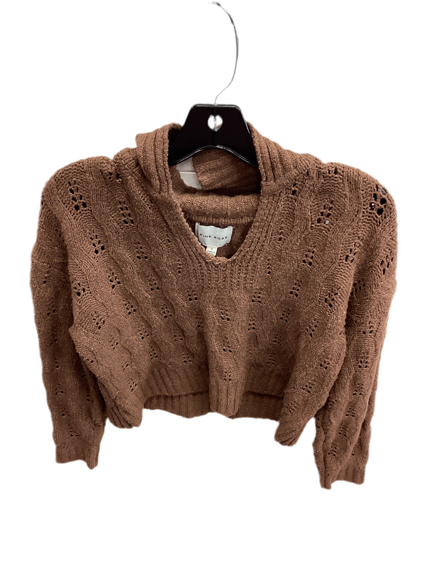 Sweater By Pink Rose In Brown, Size:S