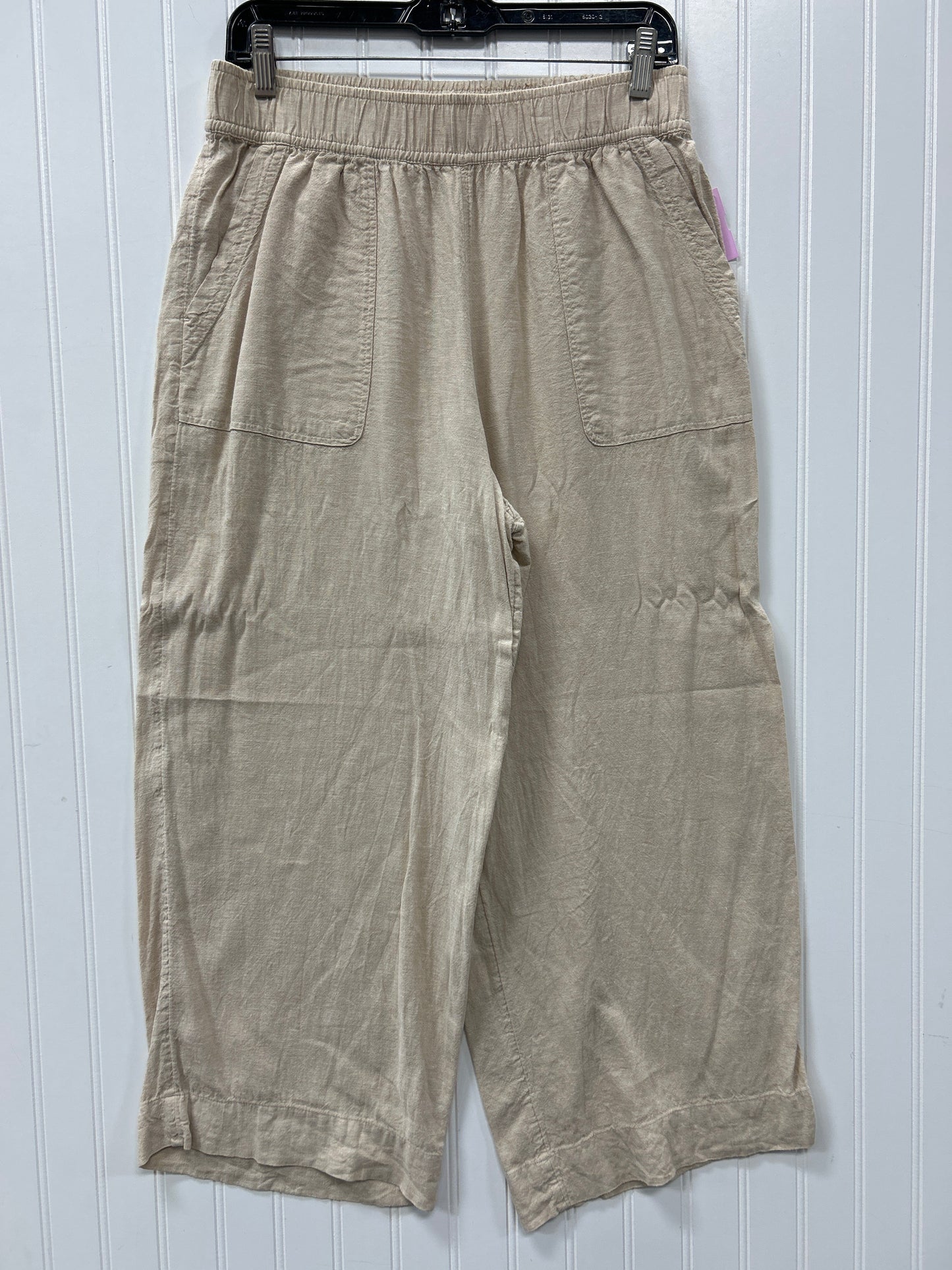 Pants Linen By Sigrid Olsen In Cream, Size:M
