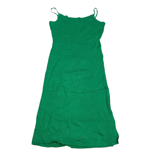 Dress Casual Midi By H&M In Green, Size:Xxl