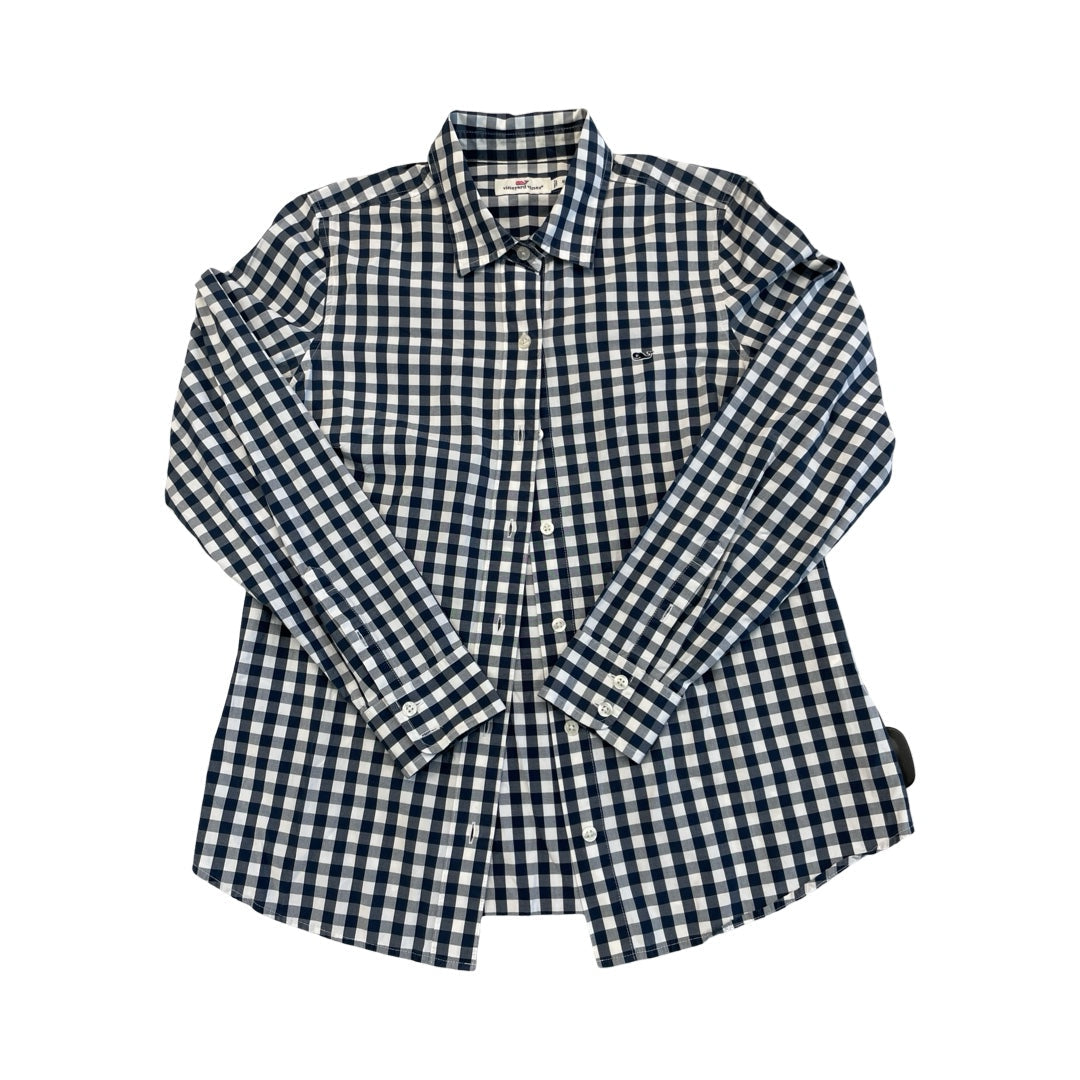 Top Ls By Vineyard Vines In Checkered Pattern, Size:6