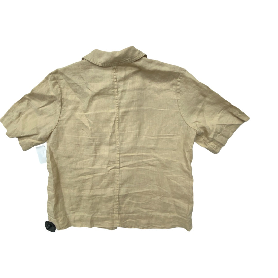 Top Ss By Everlane In Tan, Size:Xs