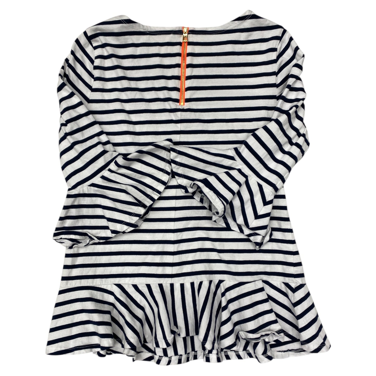 Top 3/4 Sleeve By Sail To Sable In Striped Pattern, Size:M