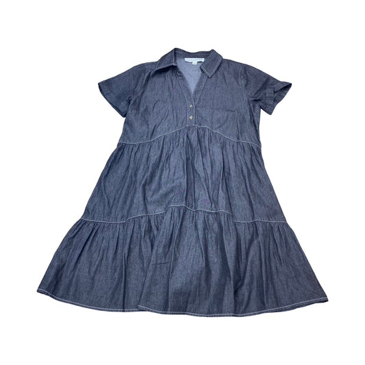 Dress Casual Short By Emma And Michele In Grey, Size:S