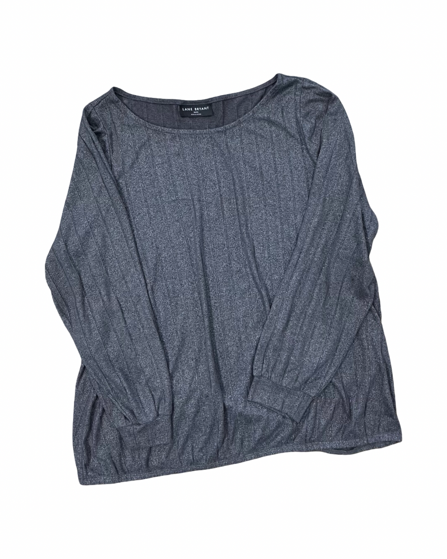 Top Ls By Lane Bryant In Grey, Size:2X