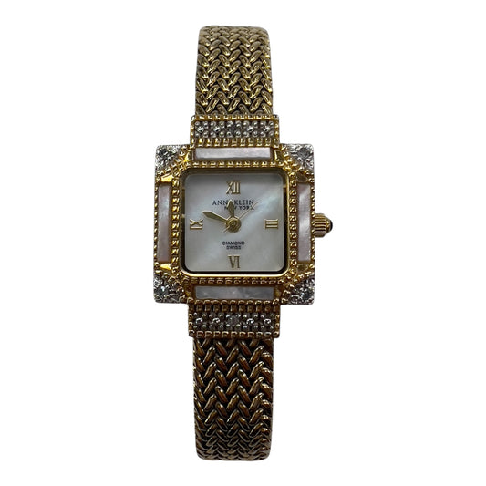 Watch By Anne Klein In Gold