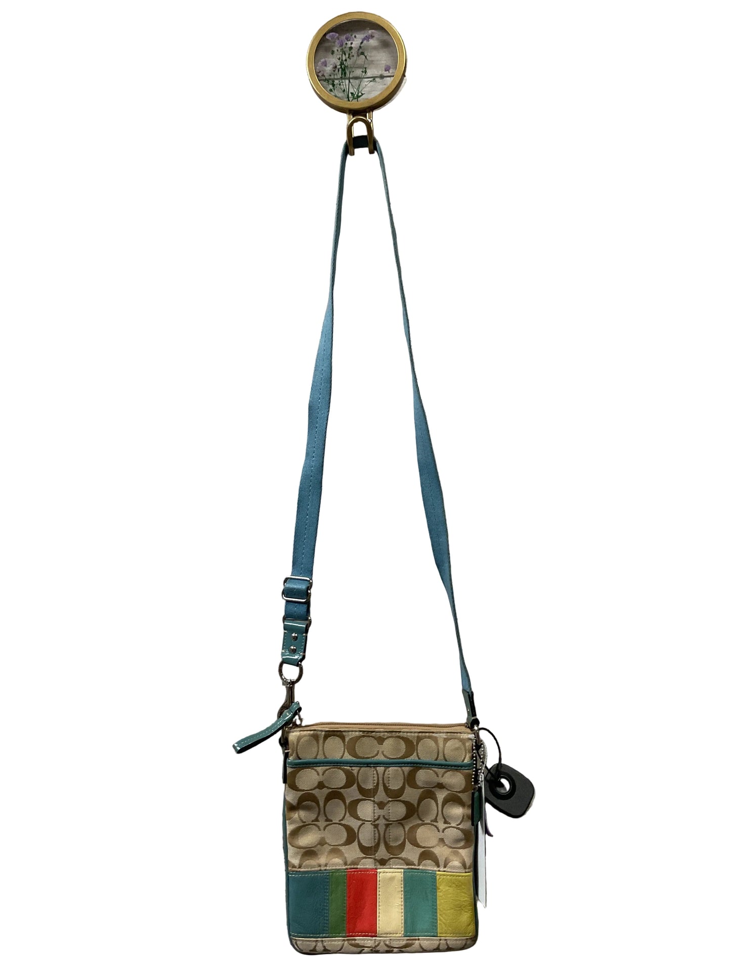 Crossbody Designer By Coach In Multi, Size:Small