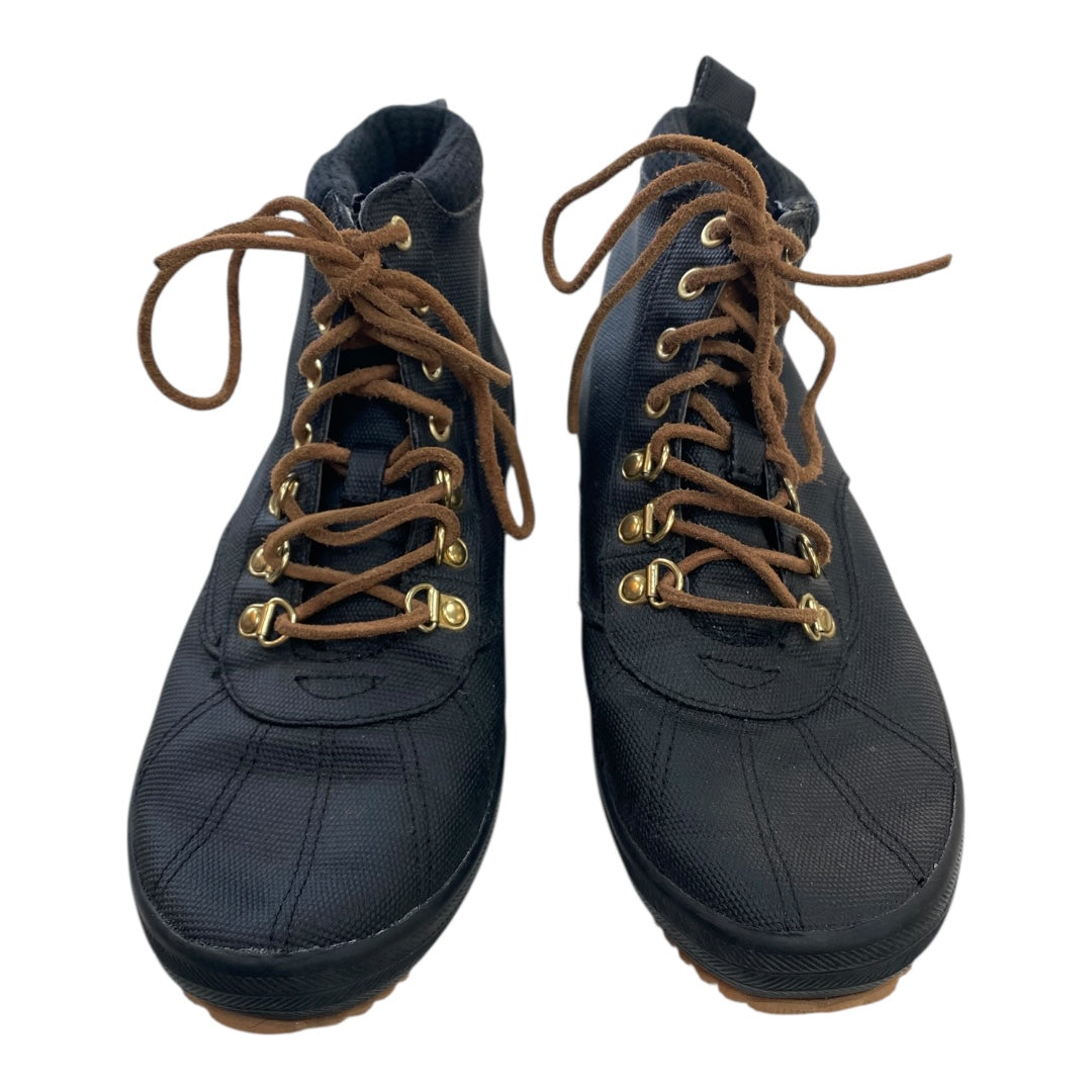 Boots Ankle Flats By Keds In Black, Size:7.5