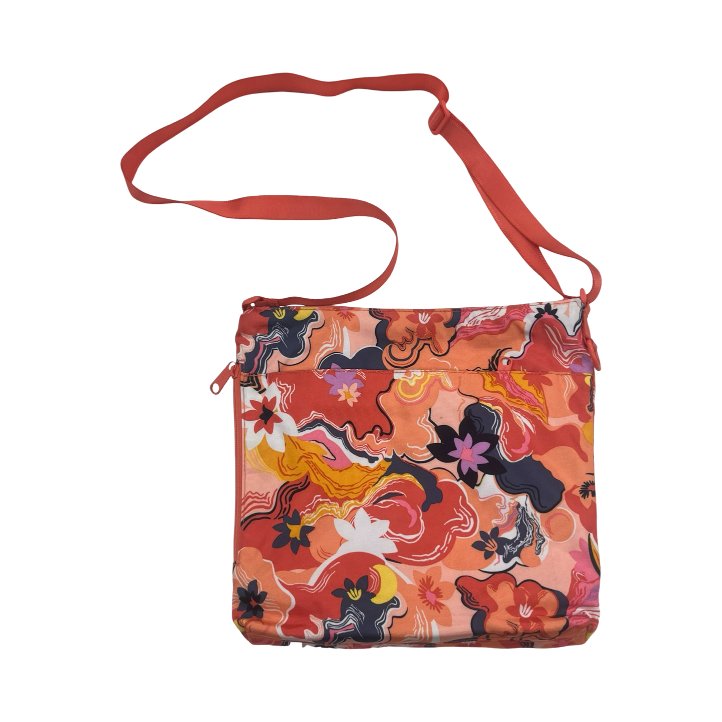 Crossbody By Vera Bradley In Floral Print, Size:Medium