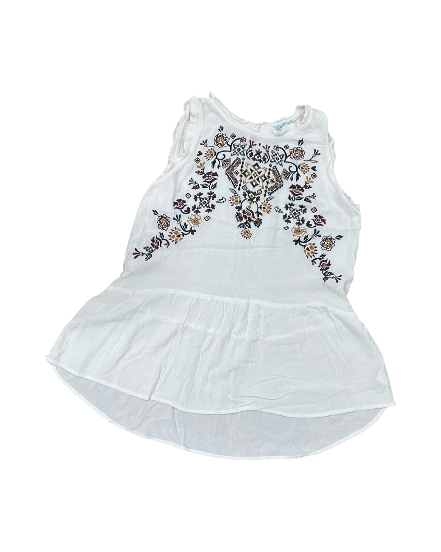 Top Sleeveless By Maurices In Cream, Size:M