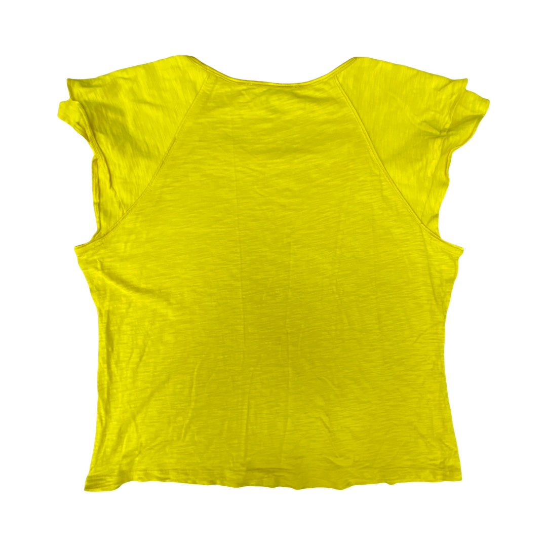 Top Ss By White House Black Market In Yellow, Size:Xl