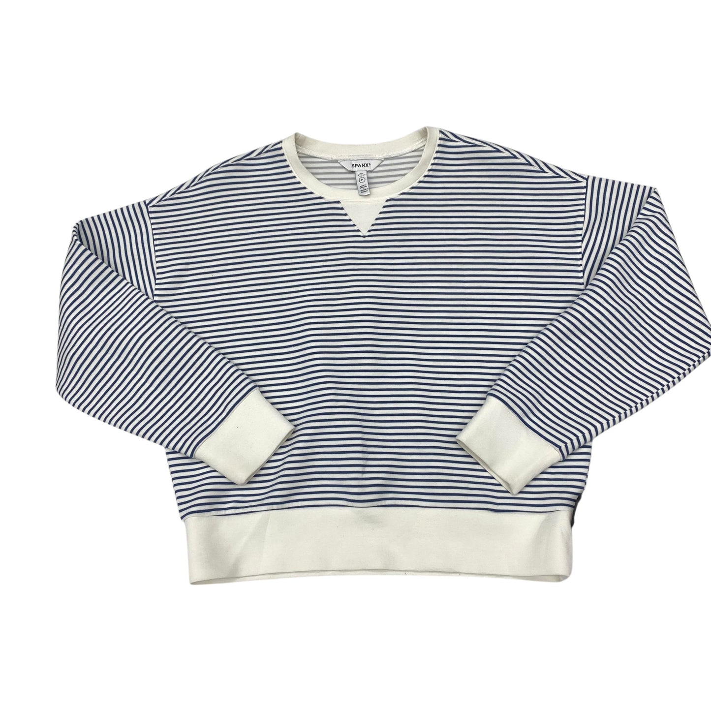 Sweatshirt Crewneck By Spanx In Striped Pattern, Size:S