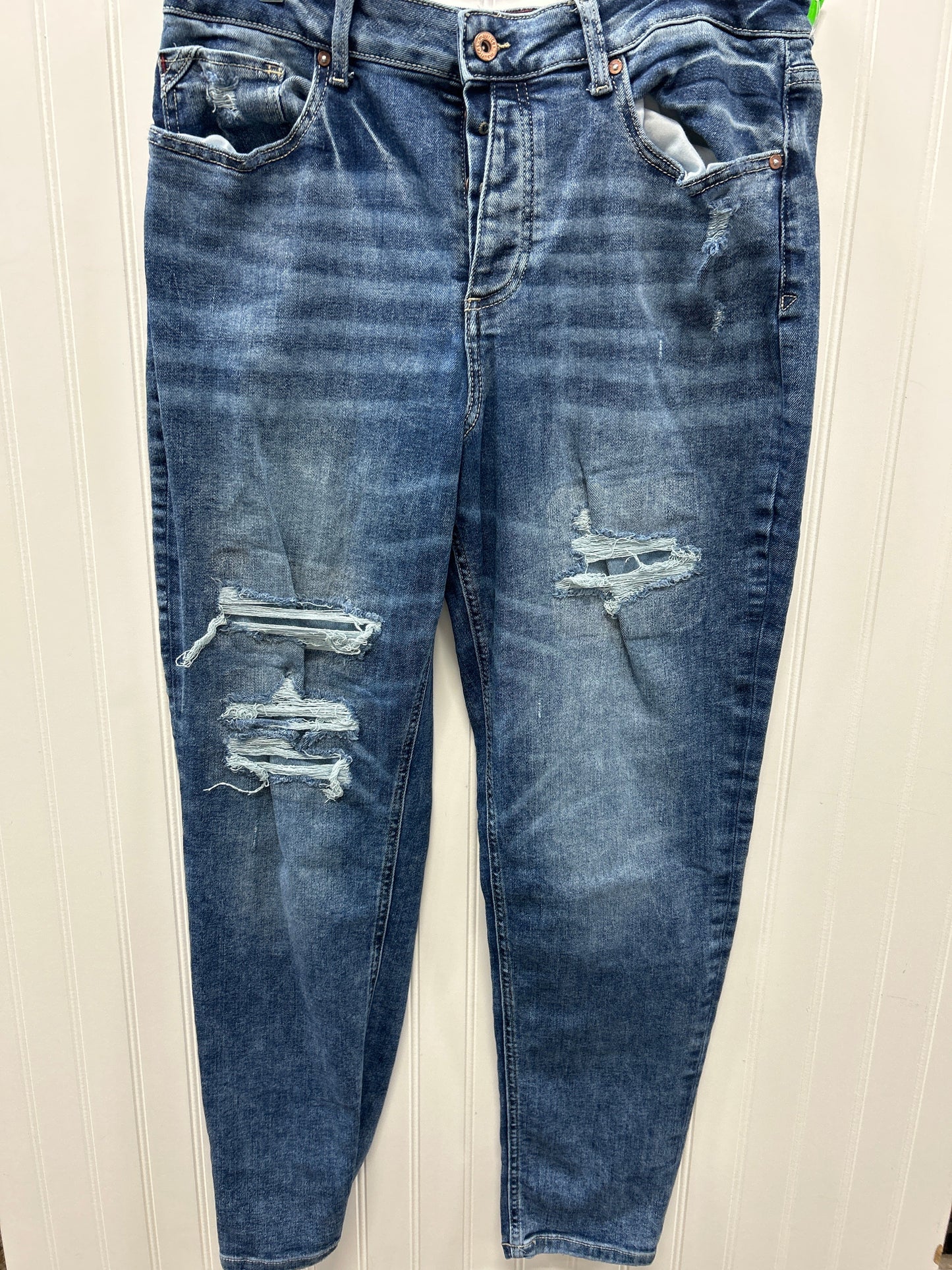 Jeans Straight By Maurices In Blue Denim, Size:14