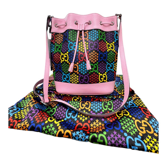 Handbag Luxury Designer By Gucci In Multi, Size:Large