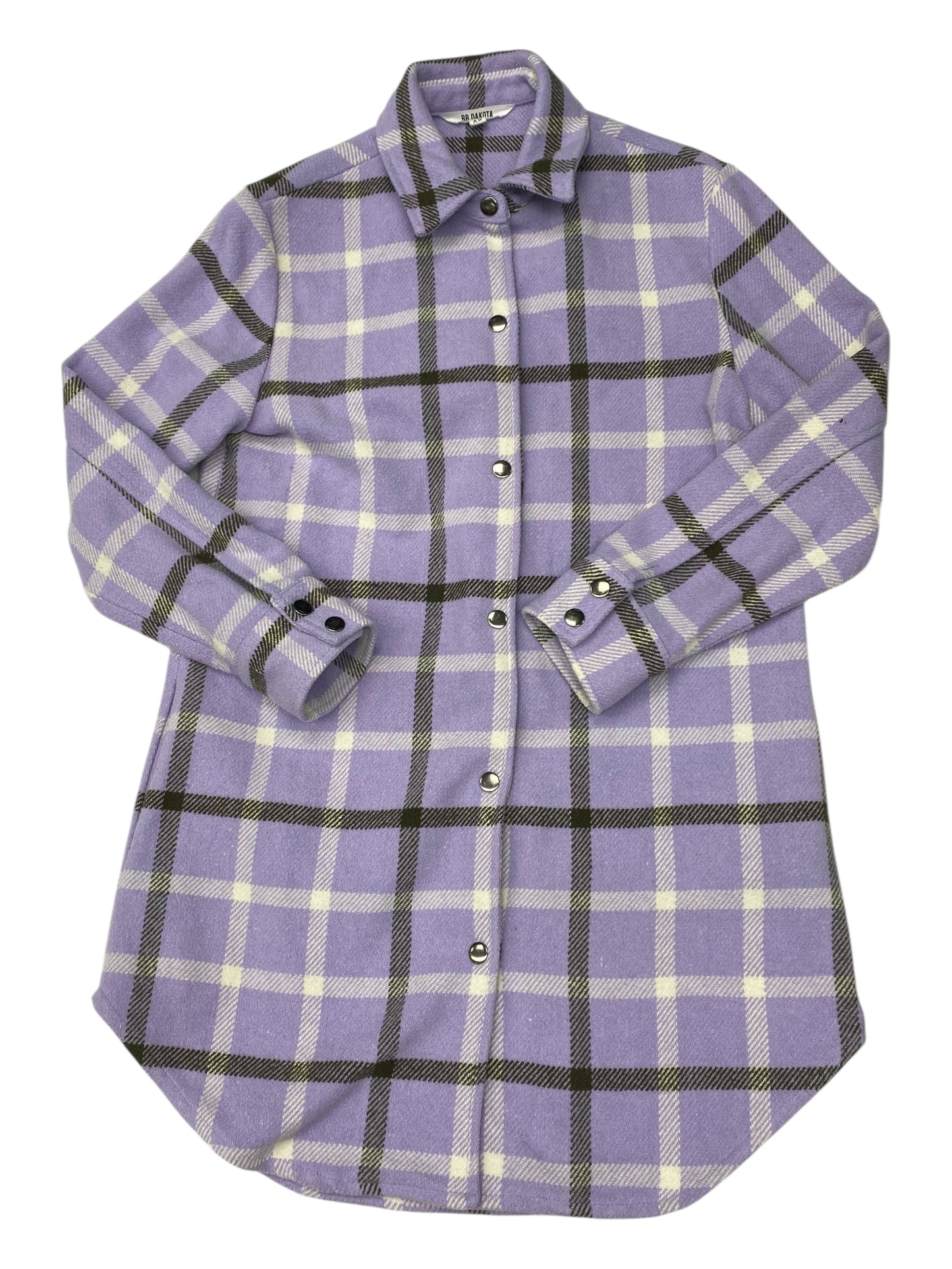 Jacket Shirt By Bb Dakota In Plaid Pattern, Size:Xs