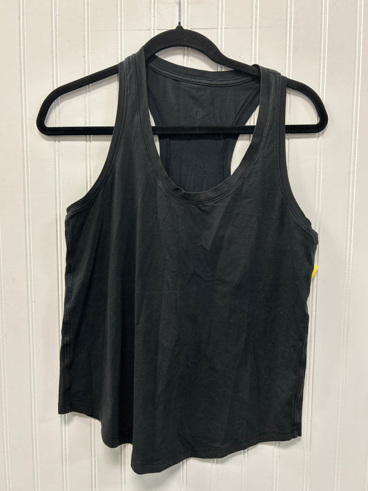 Athletic Tank Top By Lululemon In Black, Size:10