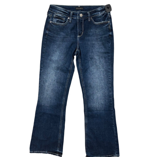 Jeans Boot Cut By Silver In Blue, Size:10