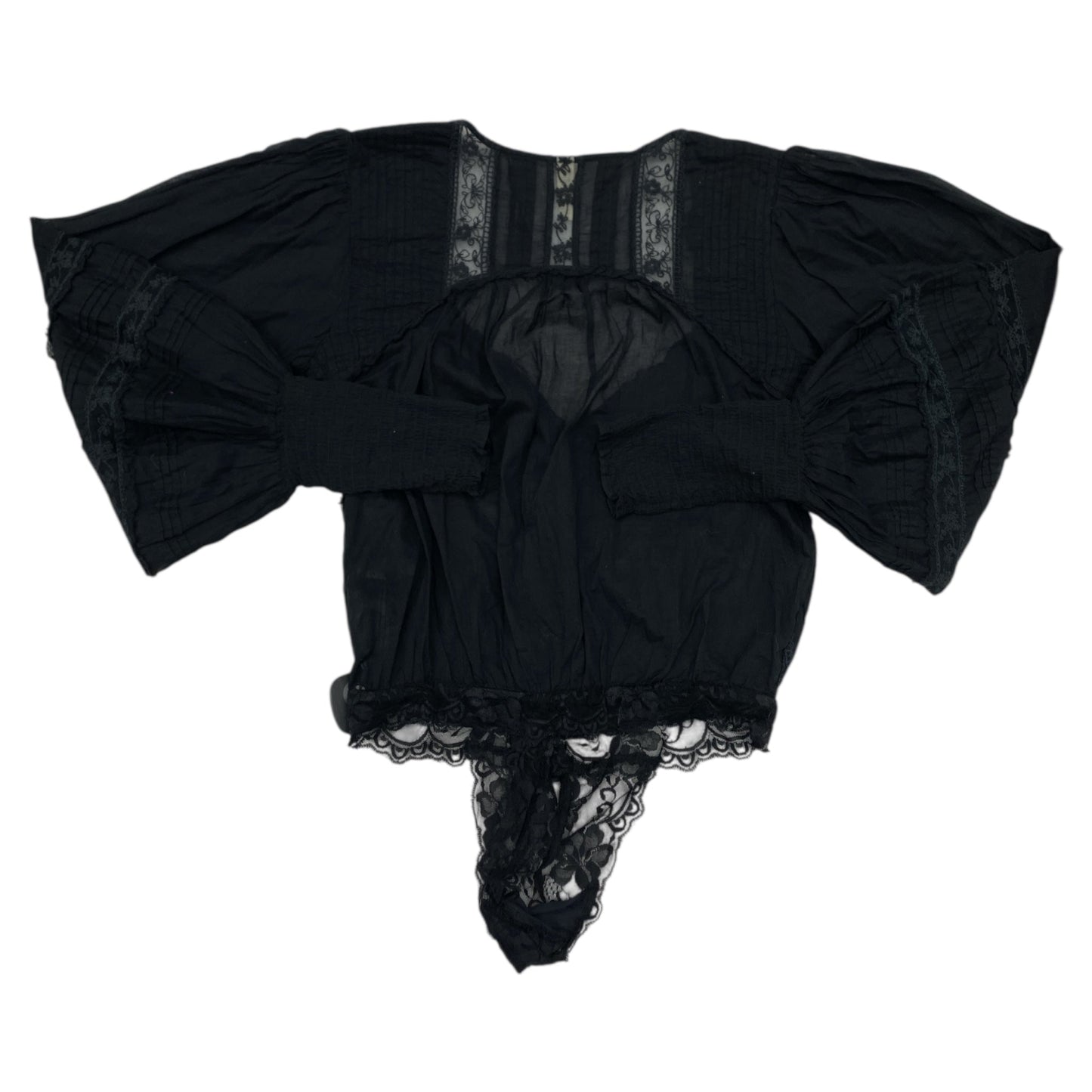 Top Ls By Free People In Black, Size:Xs