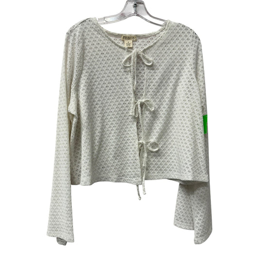 Cardigan By Torrid In White, Size:L