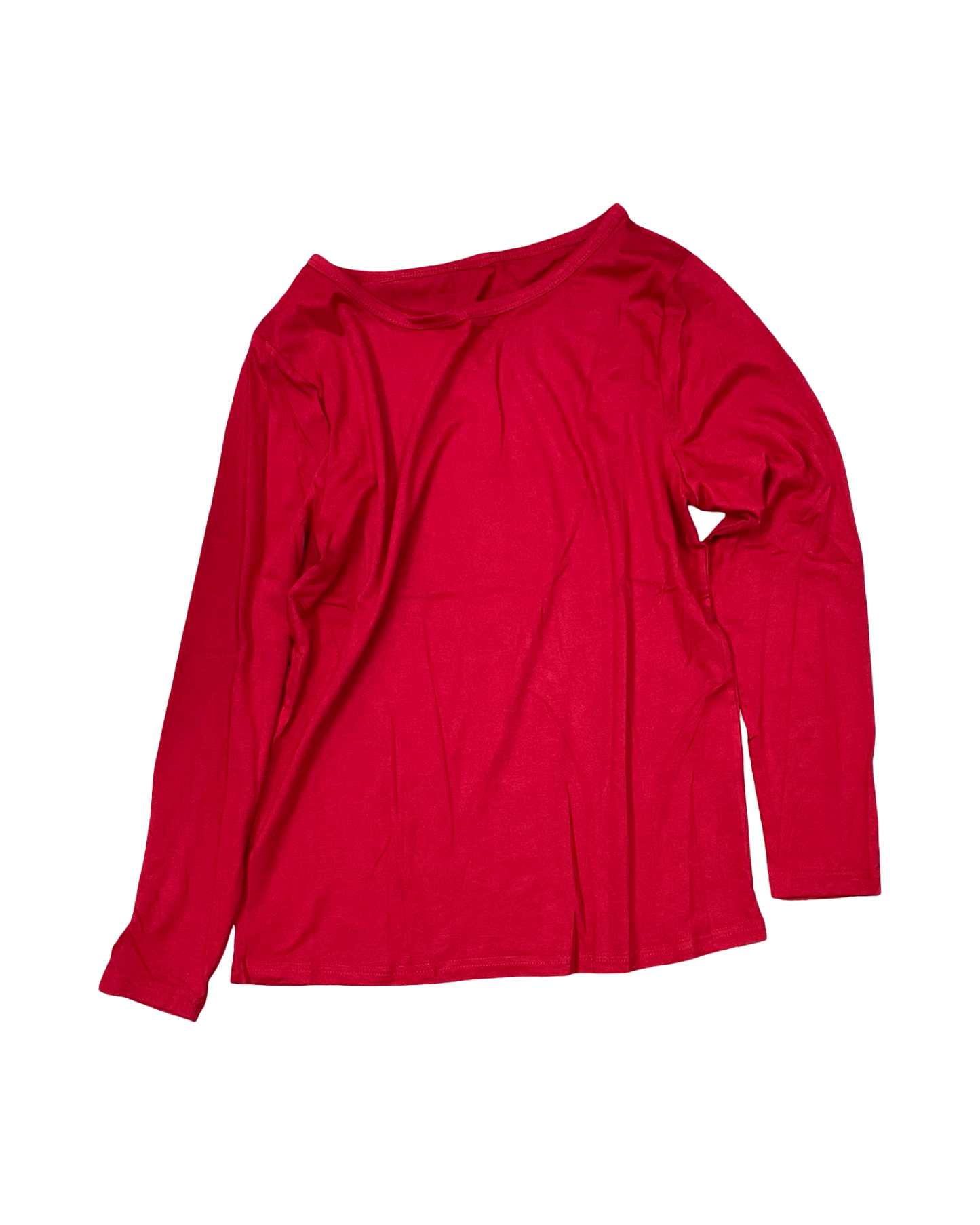 Top Ls Basic By Clothes Mentor In Red, Size:S