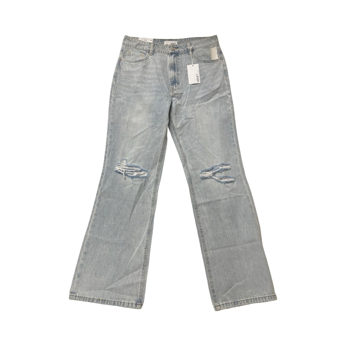 Jeans Wide Leg By Vervet In Blue Denim, Size:12