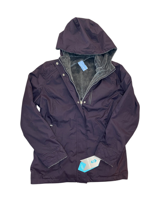 Jacket Windbreaker By Free Country In Purple, Size:M