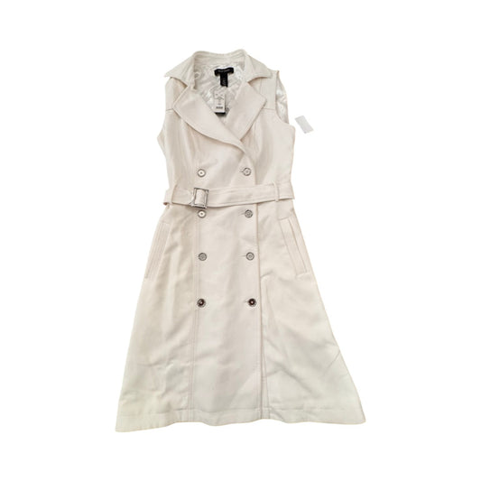 Dress Casual Midi By White House Black Market In White, Size:6