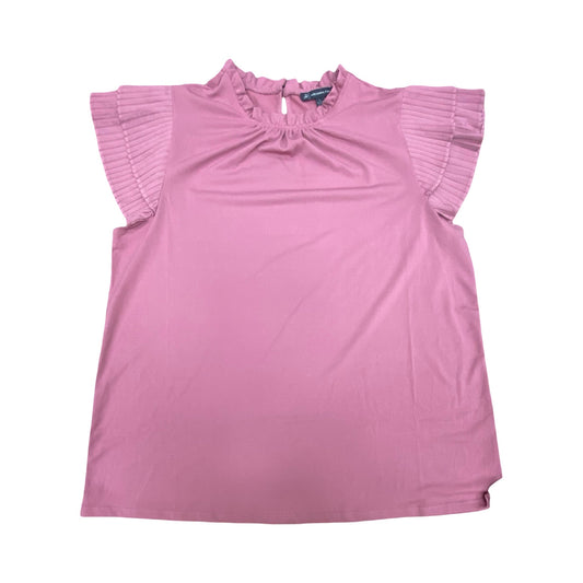 Top Sleeveless By Adrianna Papell In Pink, Size:L