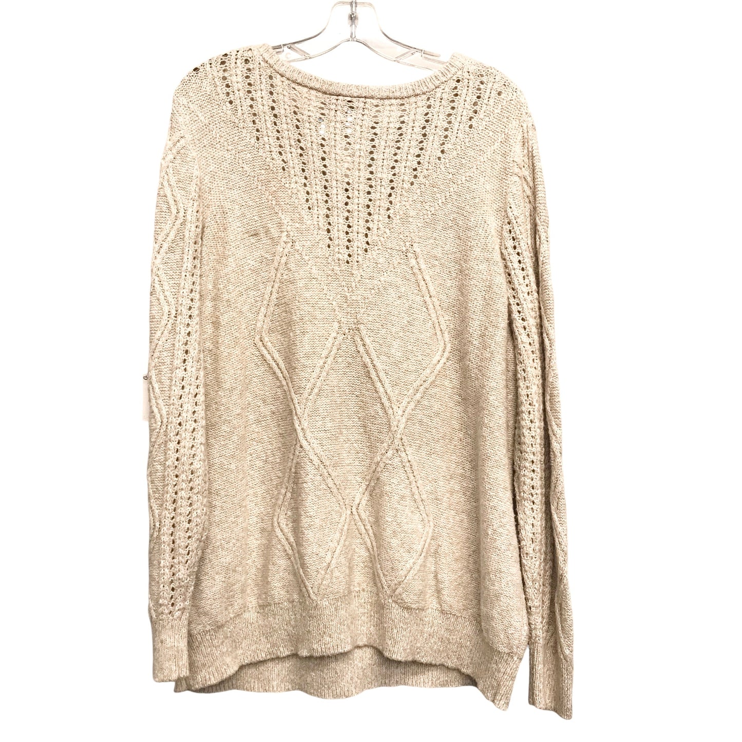 Sweater By Lane Bryant In Tan, Size:3X