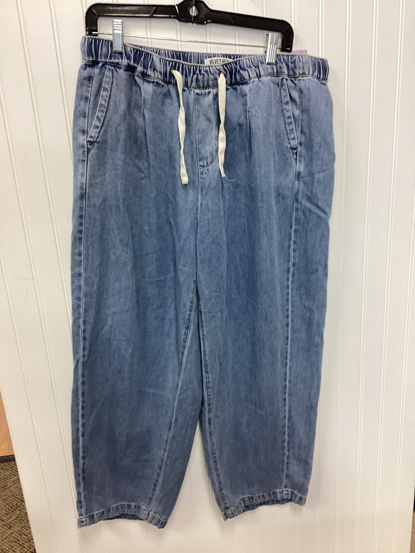 Jeans Straight By Velvet Heart In Blue Denim, Size:L