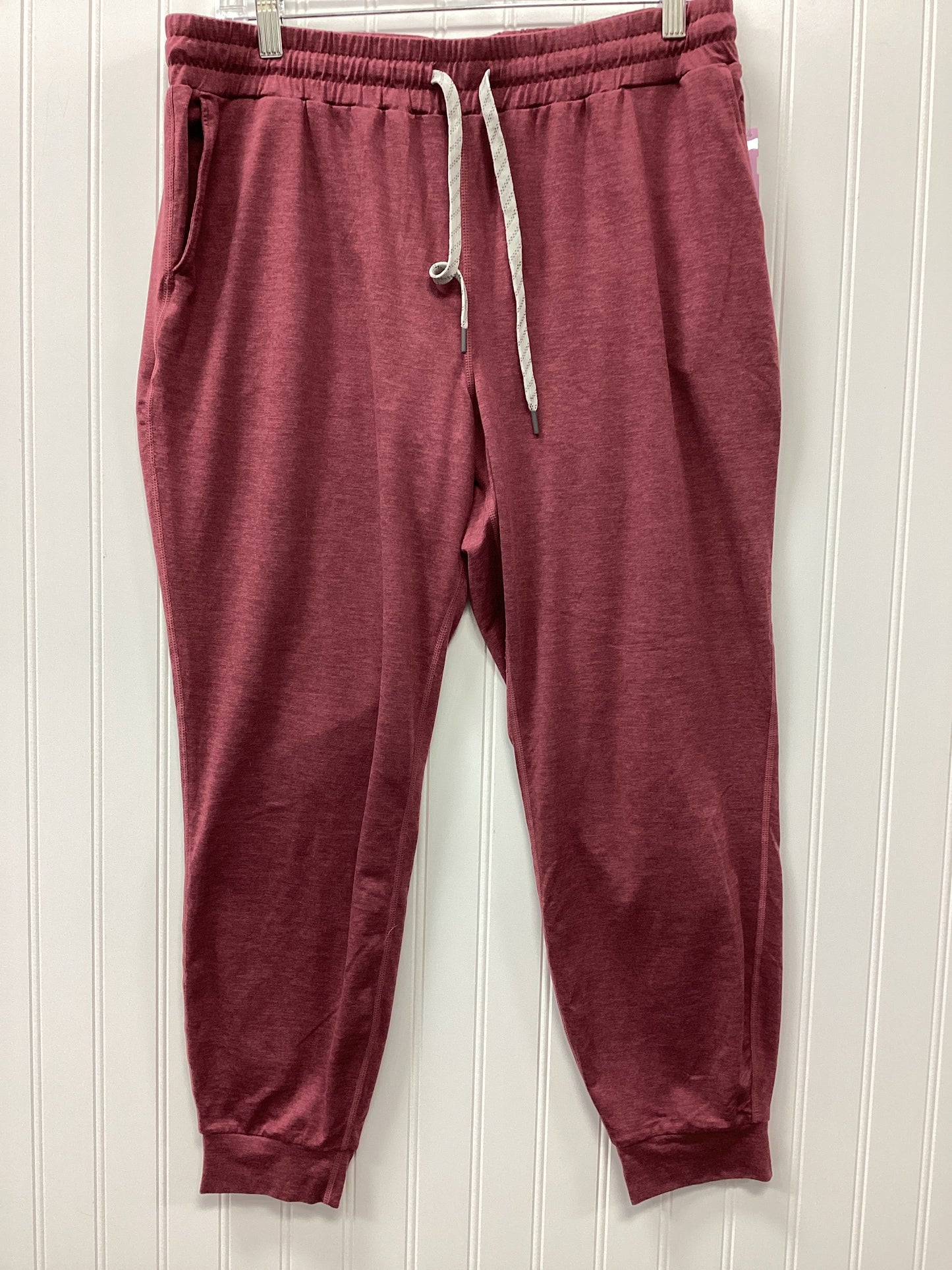 Athletic Pants By Athleta In Maroon, Size:L